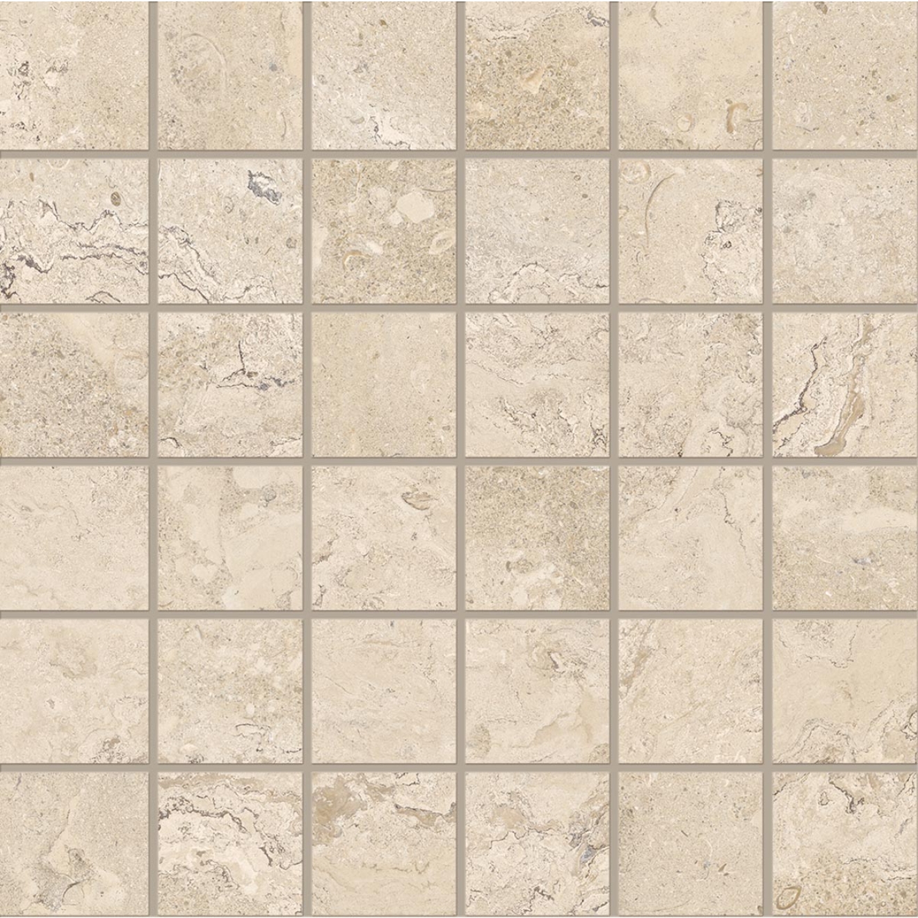 Provenza Unique Bourgogne Variee Beige Mosaik Variee Natural (R10) 30x30 cm