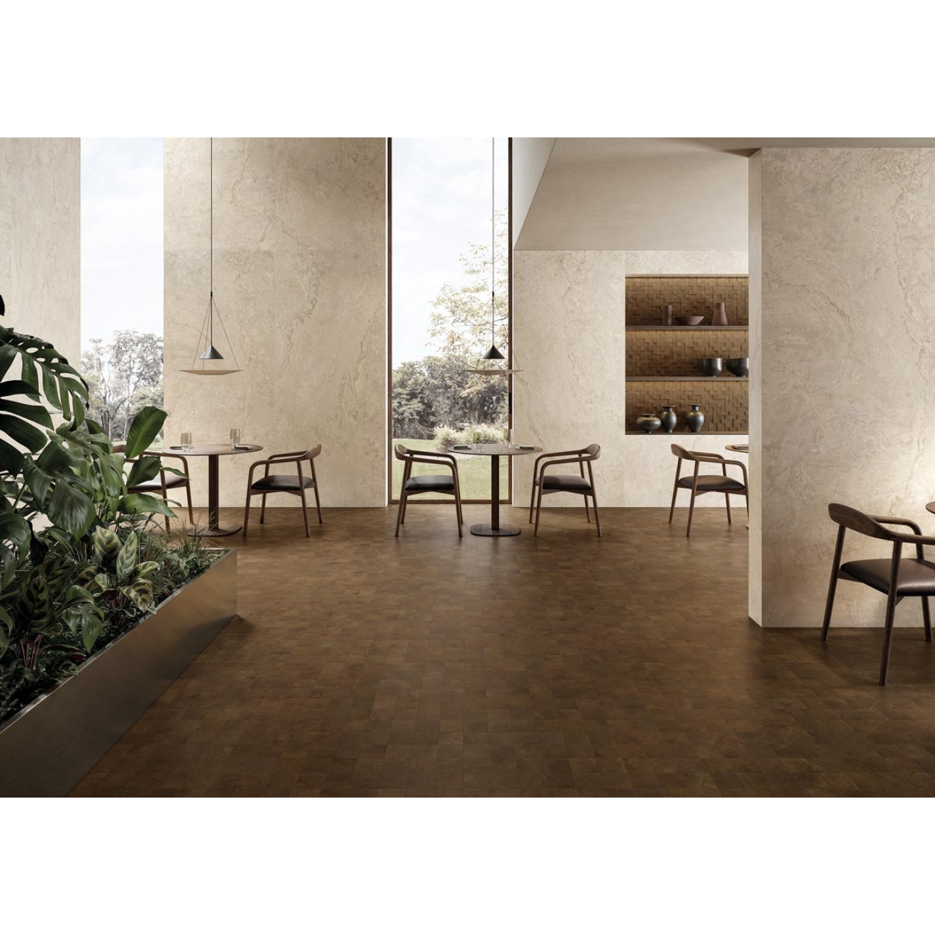 Provenza W-Circles Wenge 3D Mosaik 28x28 cm