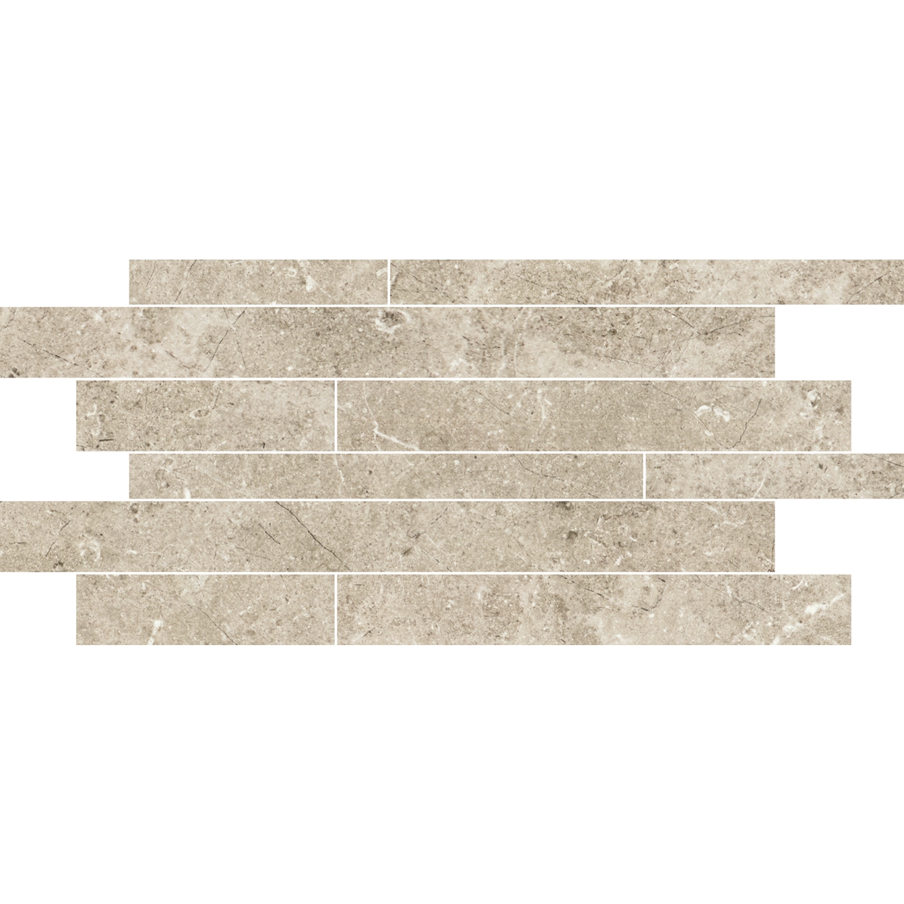 Margres Pure Stone Light Grey Anpoliert Dekor Brick 30x60 cm