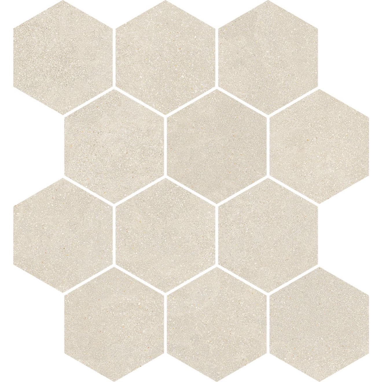 Mosaik Mirage ReConcrete in der Farbe Rice