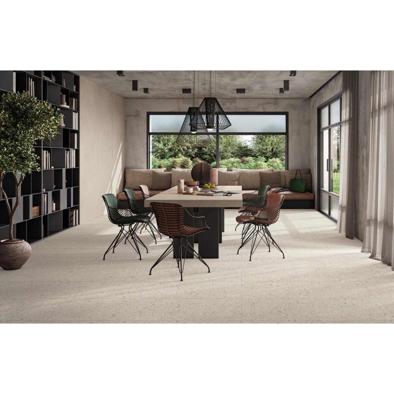 Mirage ReConcrete Terrazzo Rice RO 11 PT Boden- und Wandfliese 60x60 cm