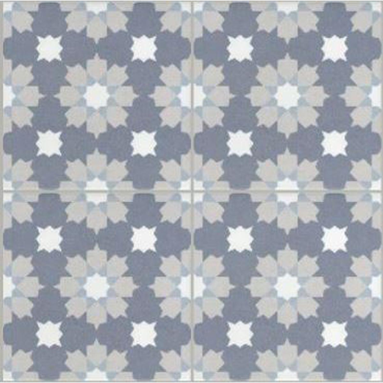 Revoir Paris La Madeleine Abril matt Wand/Bodenfliese 20x20 cm