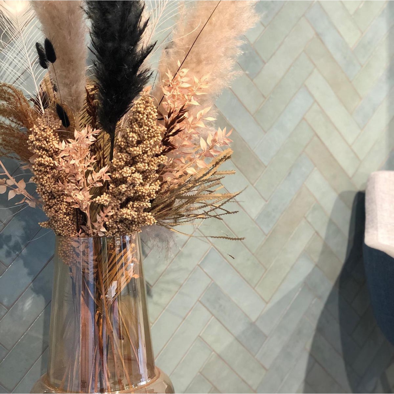 Revoir Paris Atelier Vert D`Eau glänzend Wandfliese 6,2x25 cm