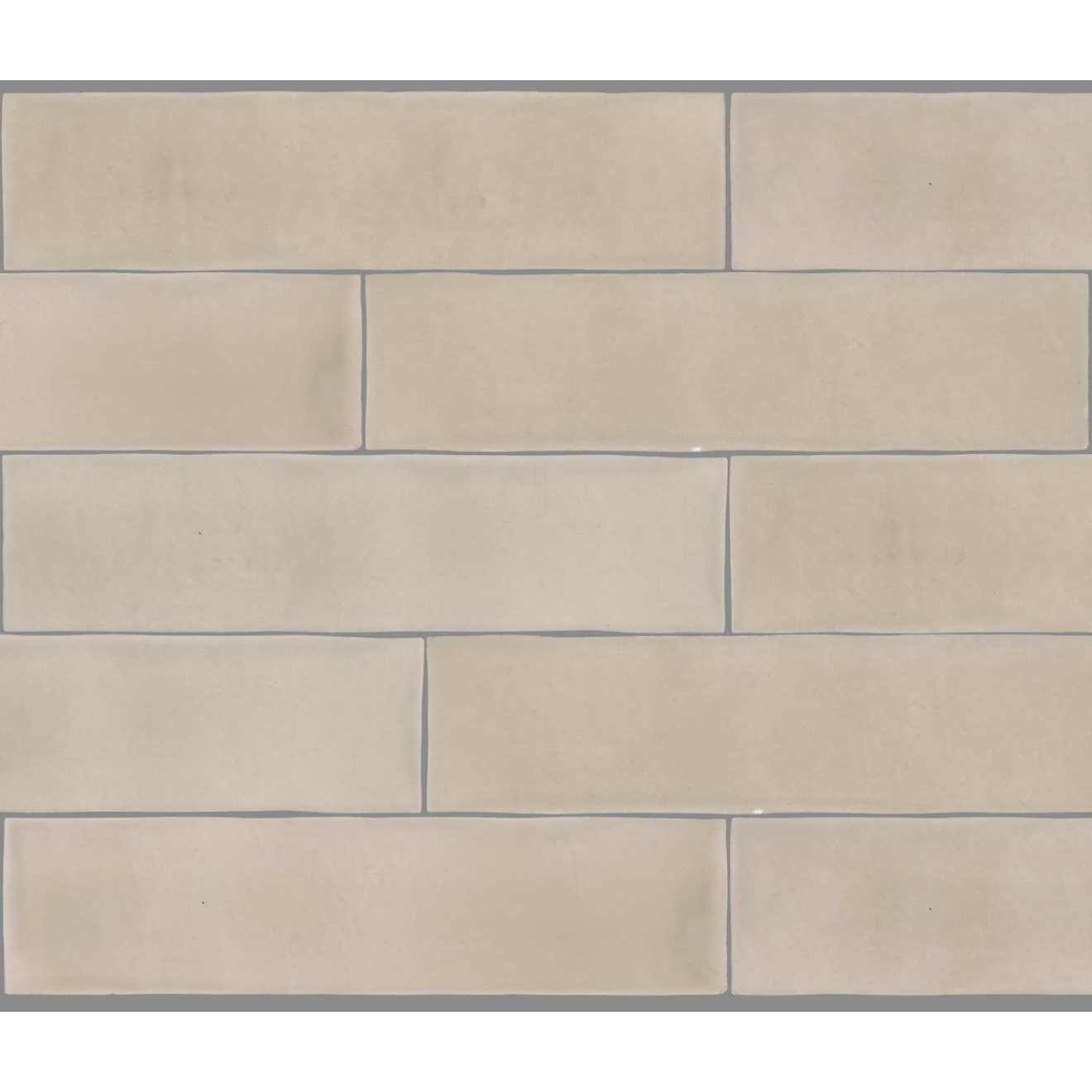 Revoir Paris Atelier Taupe matt Wandfliese 6,2x25 cm