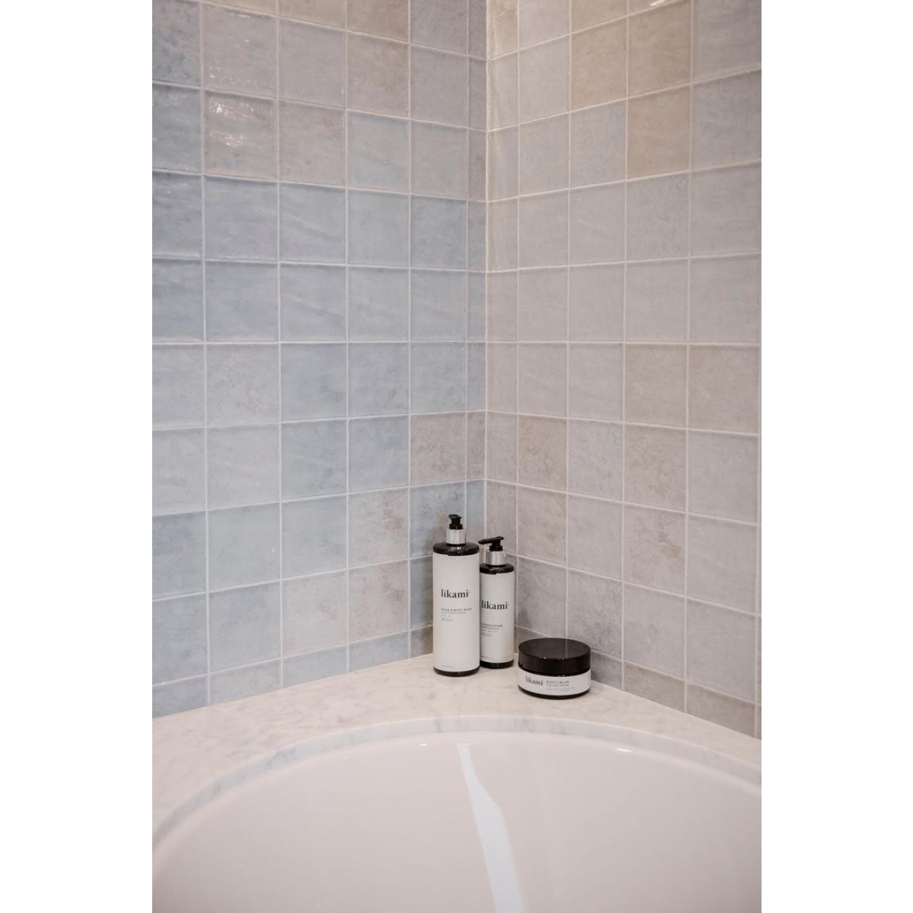 Revoir Paris Atelier Gris glänzend Wandfliese 10x10 cm