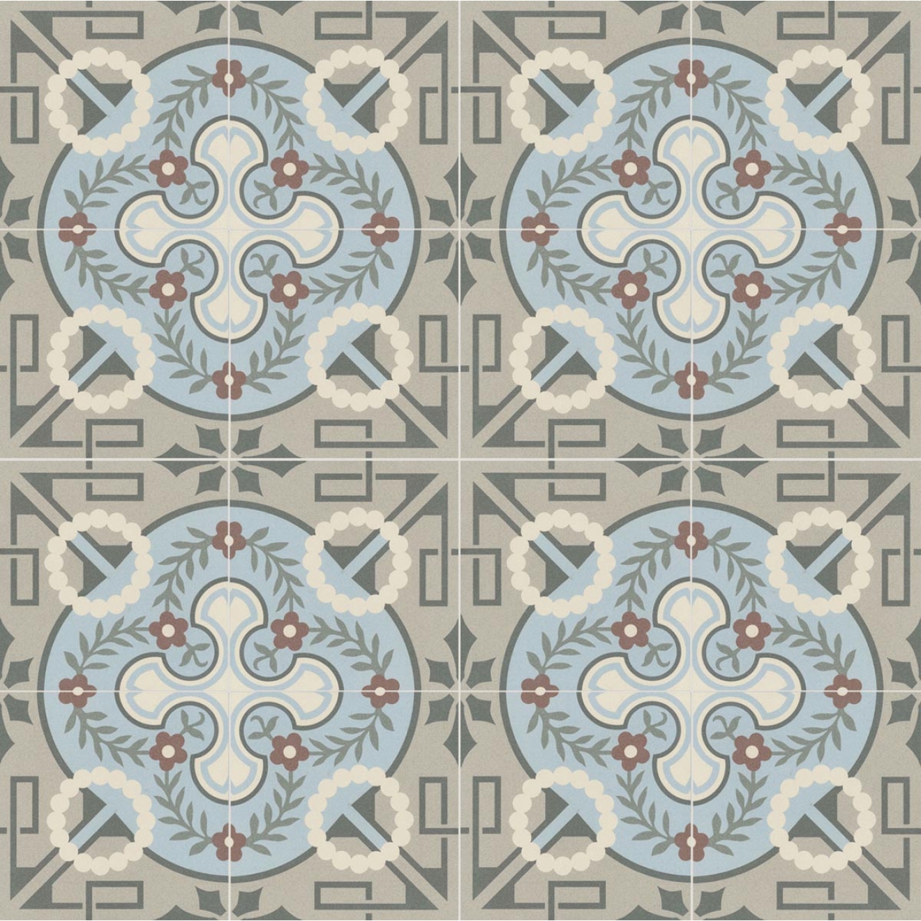 Revoir Paris Bel Histoire Germaine matt Wand/Bodenfliese 15x15 cm