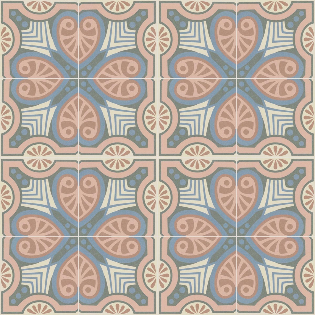 Revoir Paris Bel Histoire Irene matt Wand/Bodenfliese 15x15 cm