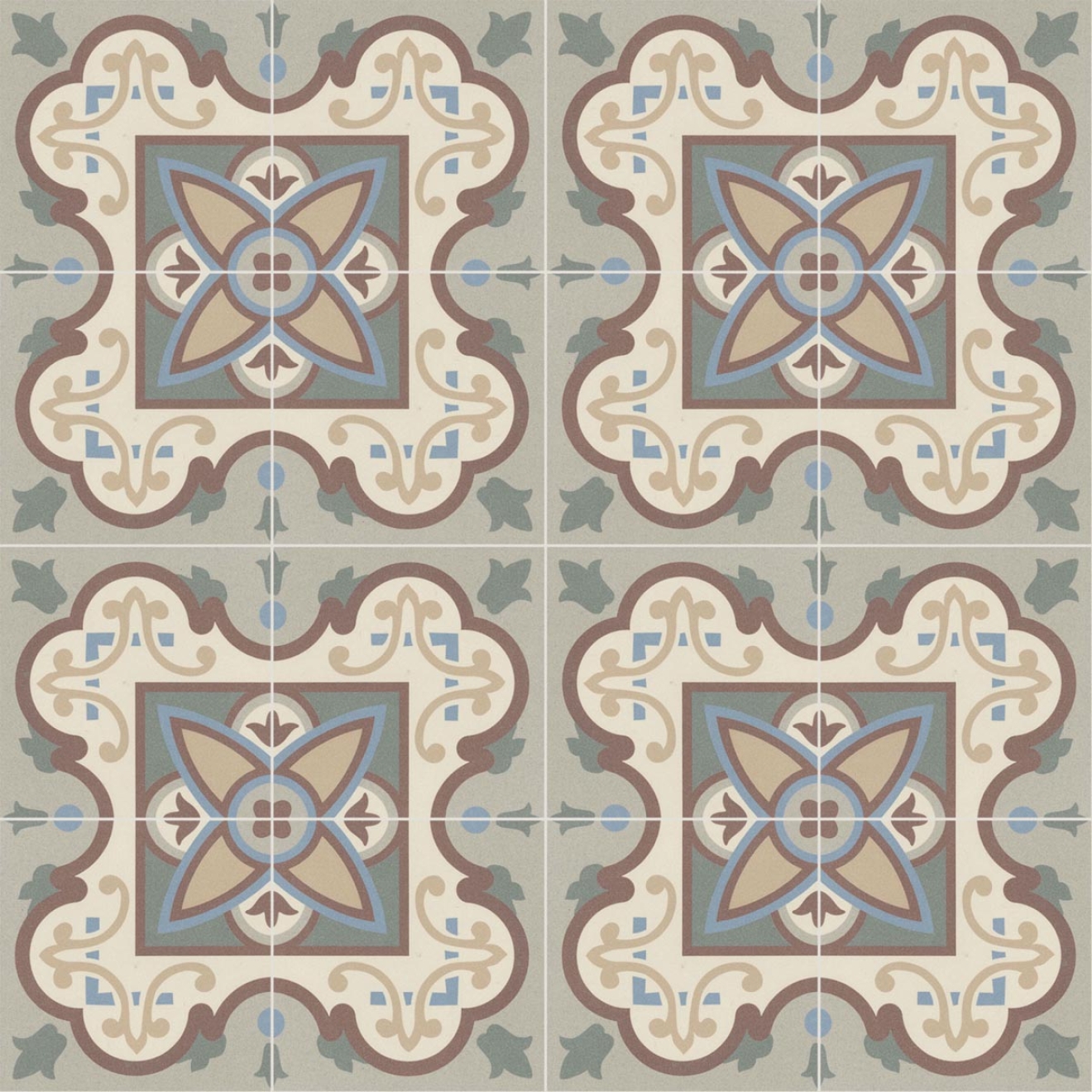 Revoir Paris Bel Histoire Josiane matt Wand/Bodenfliese 15x15 cm