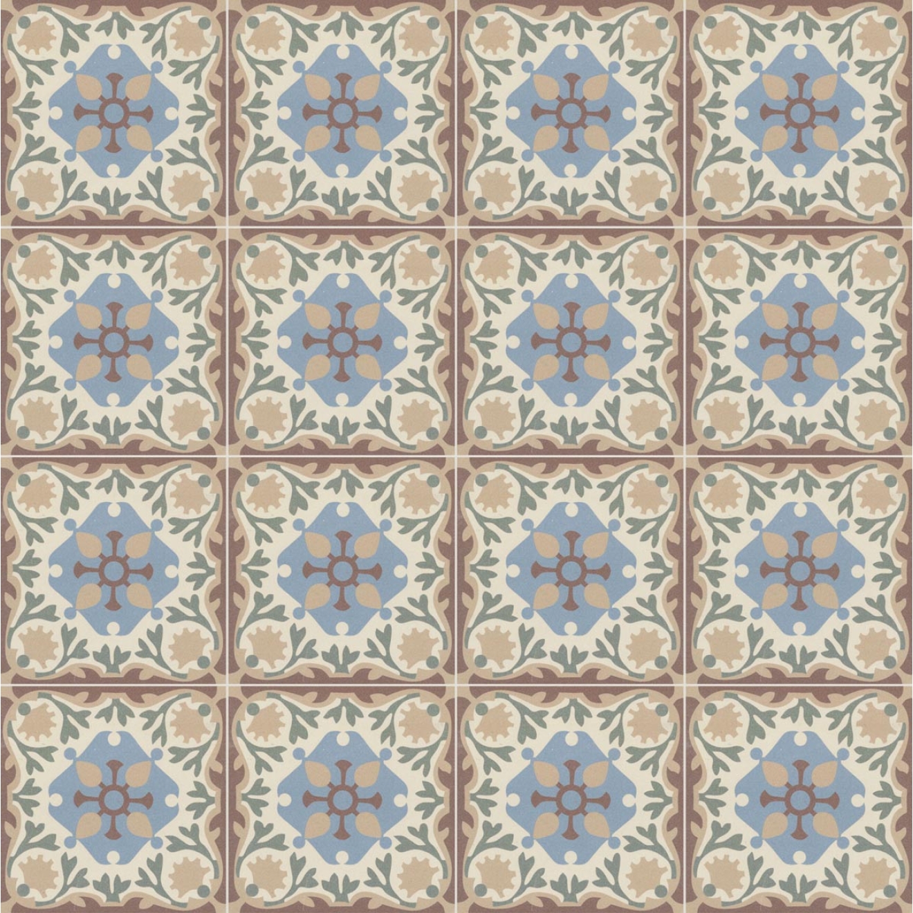 Revoir Paris Bel Histoire Jules matt Wand/Bodenfliese 15x15 cm