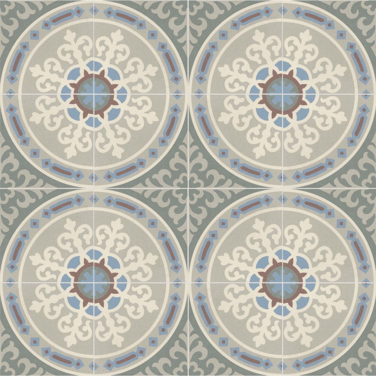 Revoir Paris Bel Histoire Mabel matt Wand/Bodenfliese 15x15 cm