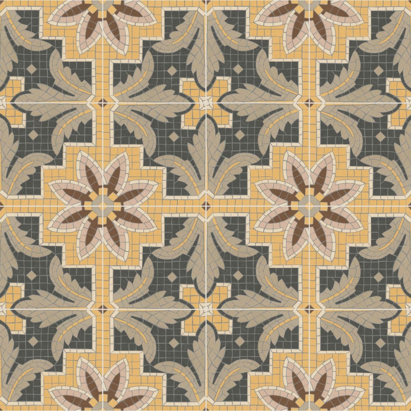 Revoir Paris Bel Histoire Octavie Coin A matt Wand/Bodenflie 15x15 cm