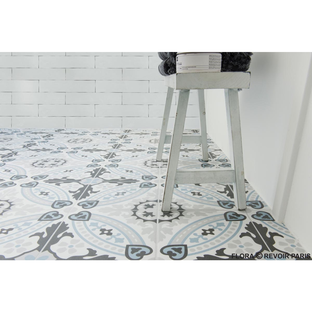 Revoir Paris Atelier Blanc De Lin glänzend Wandfliese 6,2x25 cm