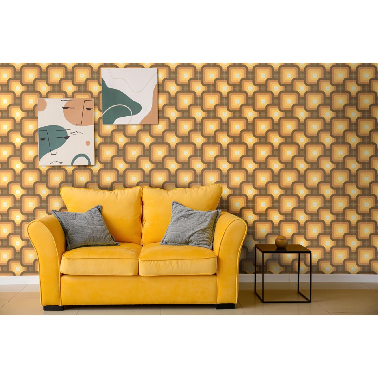 Revoir Paris Si-Bel Capucine matt Wand/Bodenfliese 15x15 cm