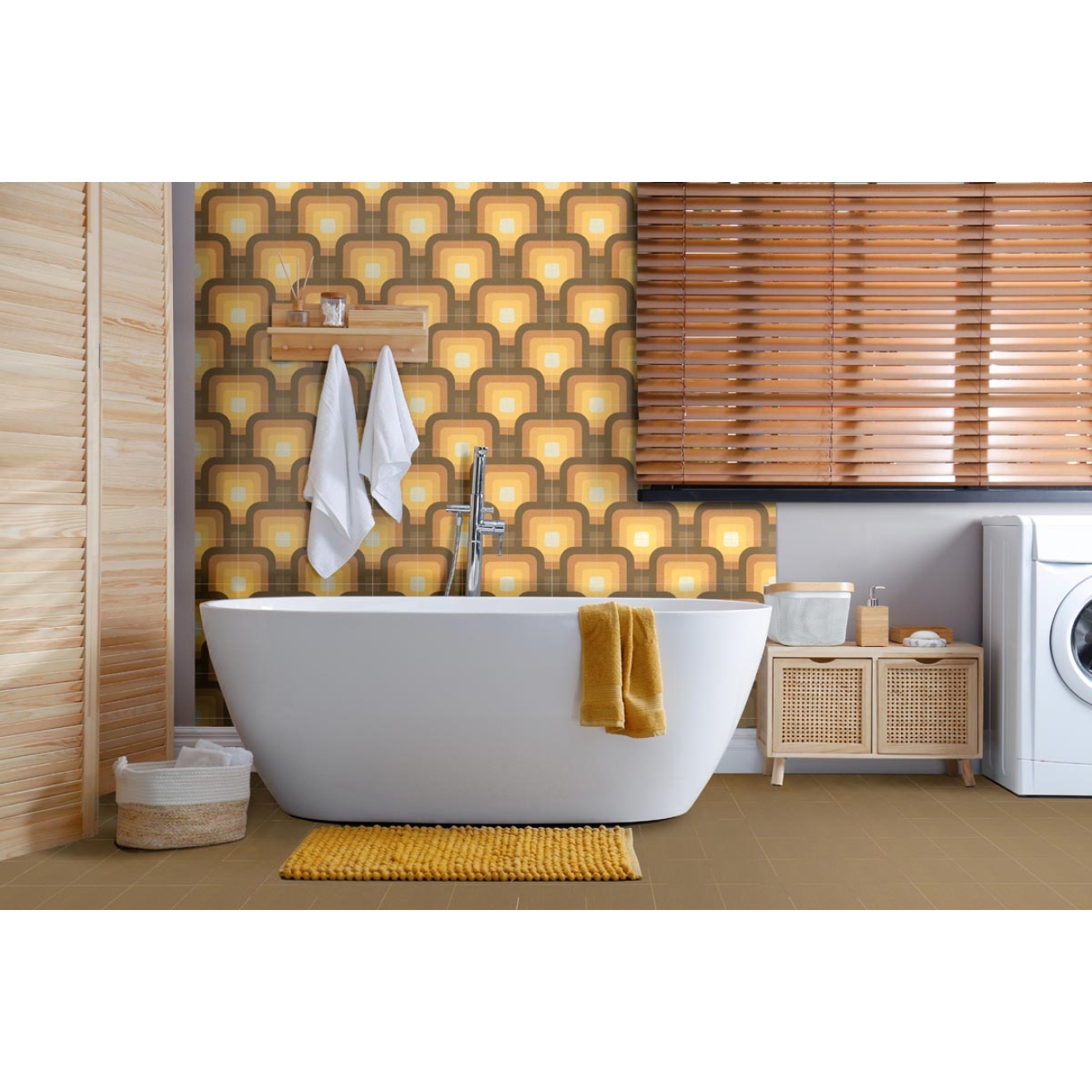 Revoir Paris Si-Bel Capucine matt Wand/Bodenfliese 15x15 cm