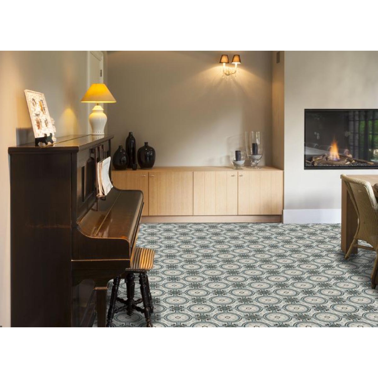 Revoir Paris La Madeleine Esmee matt Wand/Bodenfliese 20x20 cm