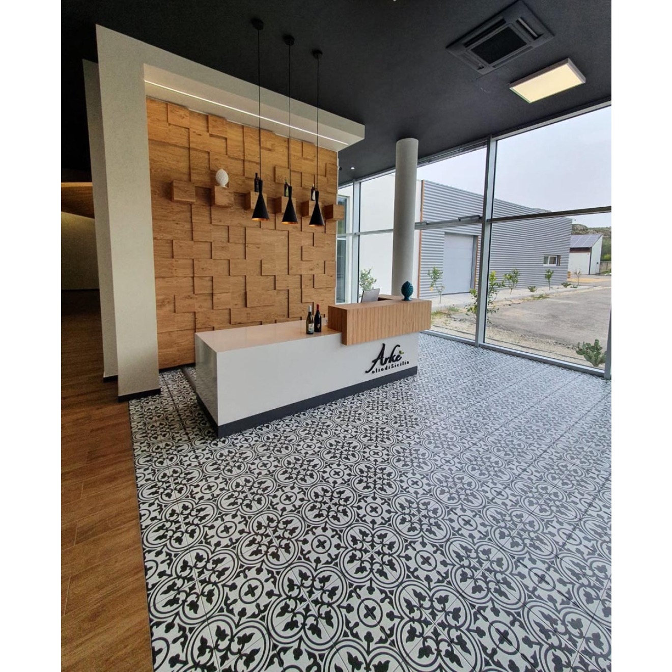 Revoir Paris La Madeleine Flavie Blanc matt Wand/Bodenfliese 20x20 cm