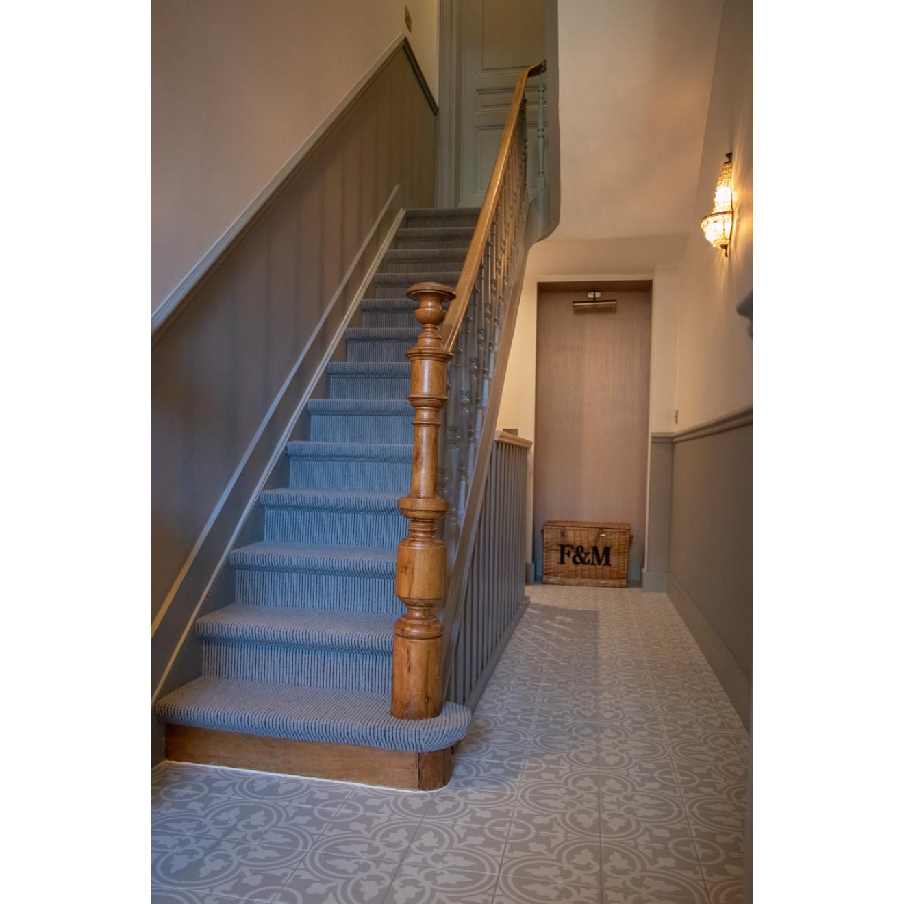 Revoir Paris La Madeleine Flavie Gris matt Wand/Bodenfliese 20x20 cm