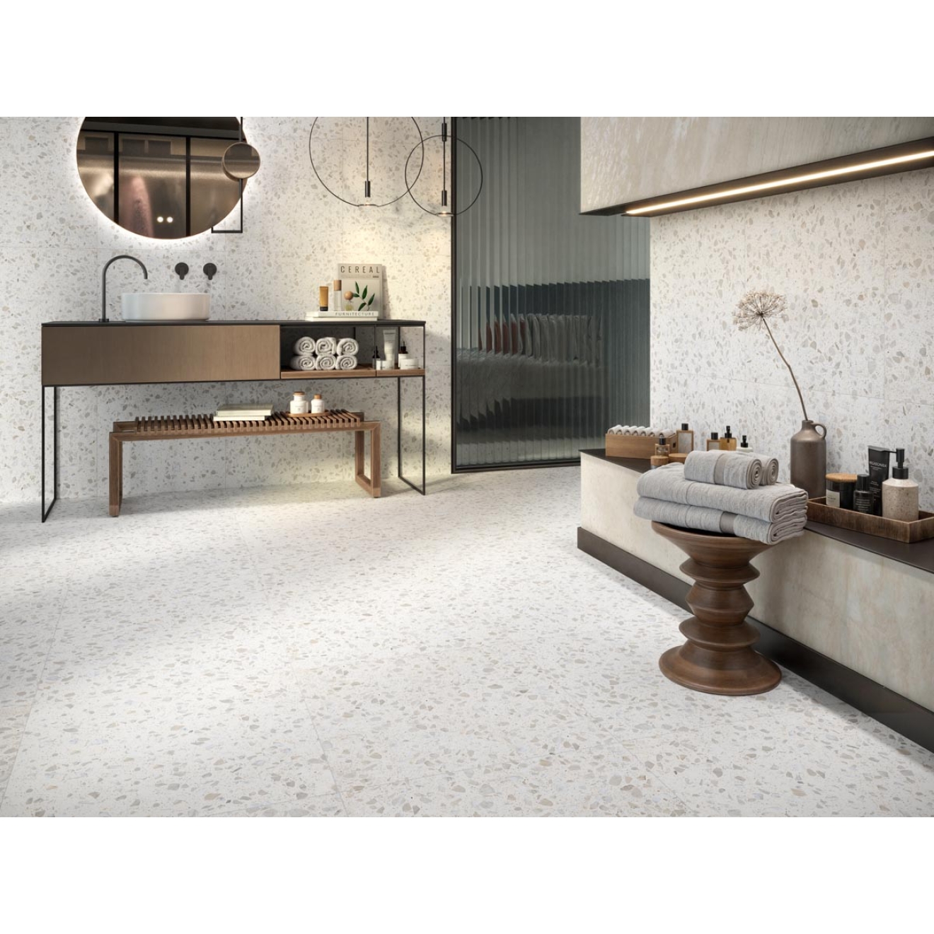 Revoir Paris Re-Bel Blanc matt Boden- und Wandfliese 60x60 cm