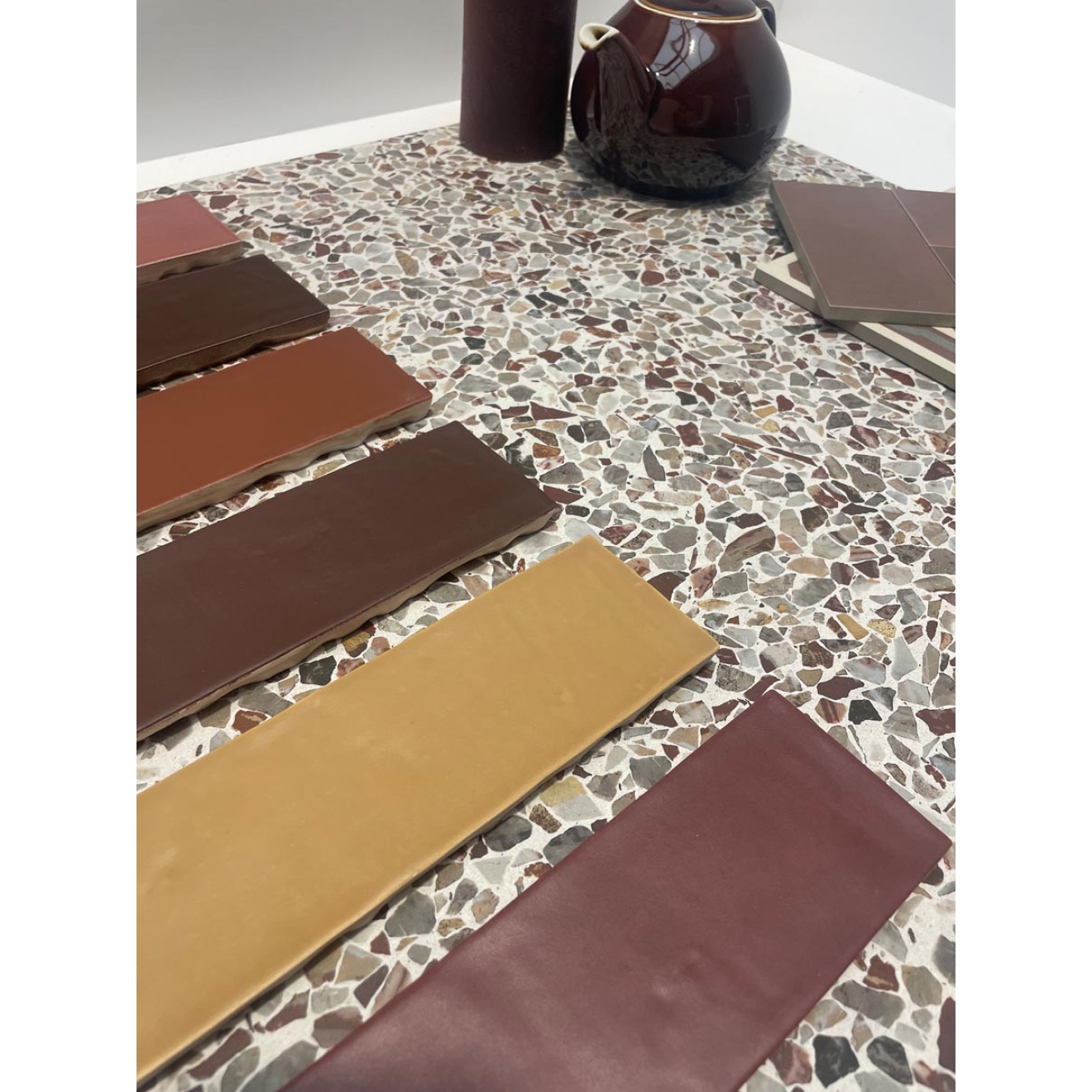 Revoir Paris Re-Bel Cuivre matt Boden- und Wandfliese 100x100 cm