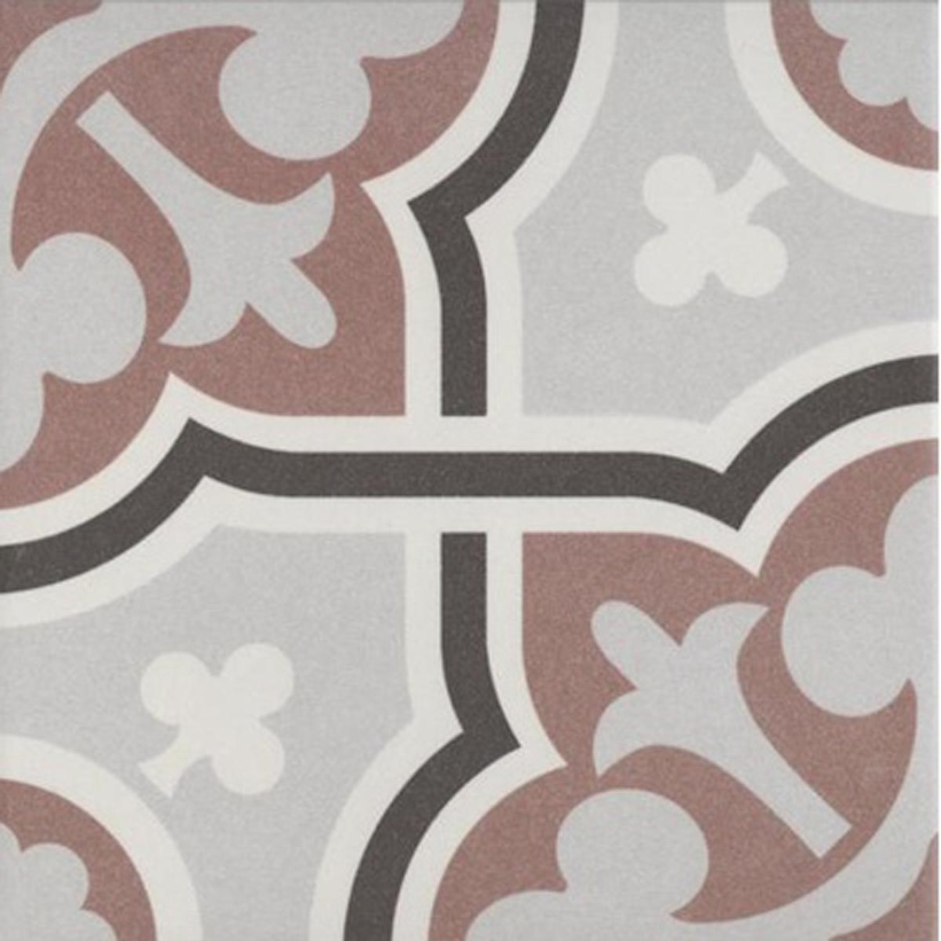 Revoir Paris La Madeleine Flow Marron matt Wand/Bodenfliese 20x20 cm