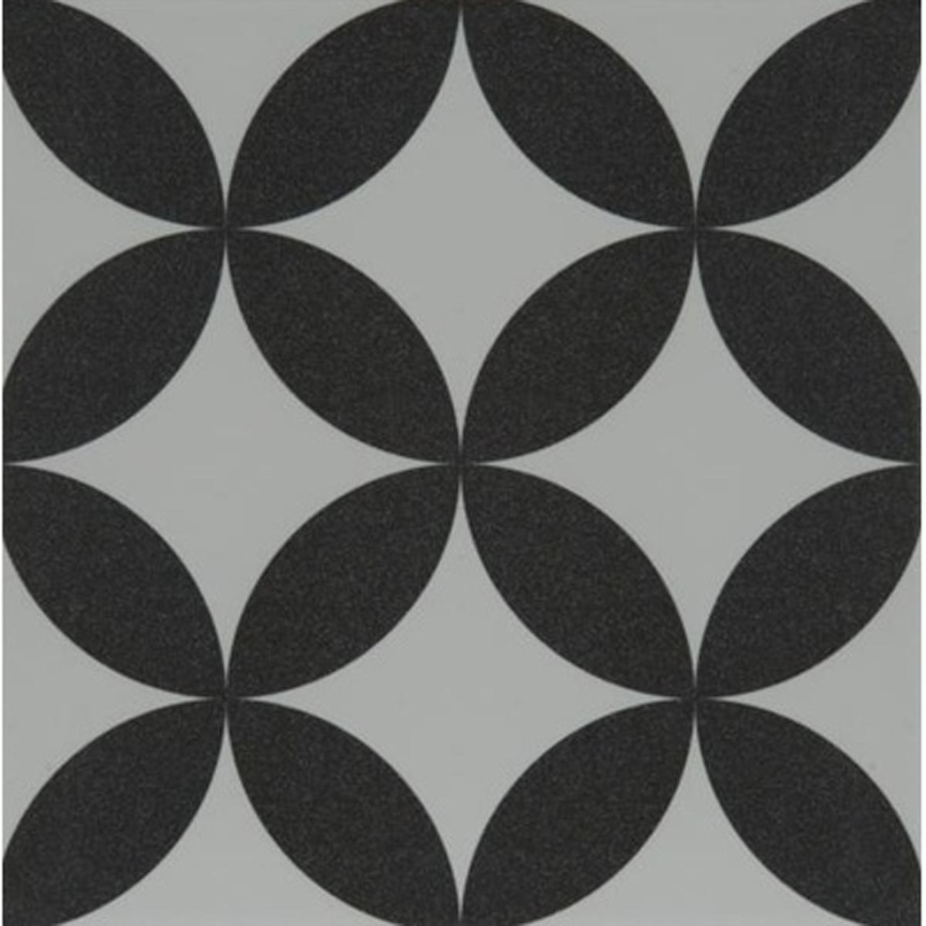 Revoir Paris La Madeleine Gilles Noir matt Wand/Bodenfliese 20x20 cm