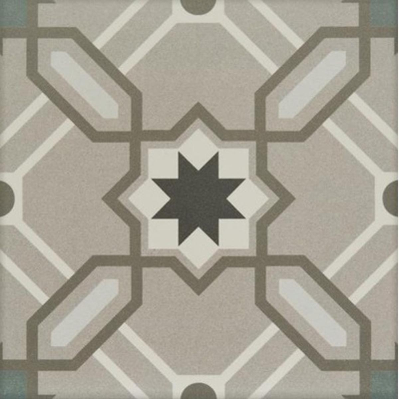 Revoir Paris La Madeleine Odie matt Wand/Bodenfliese 20x20 cm