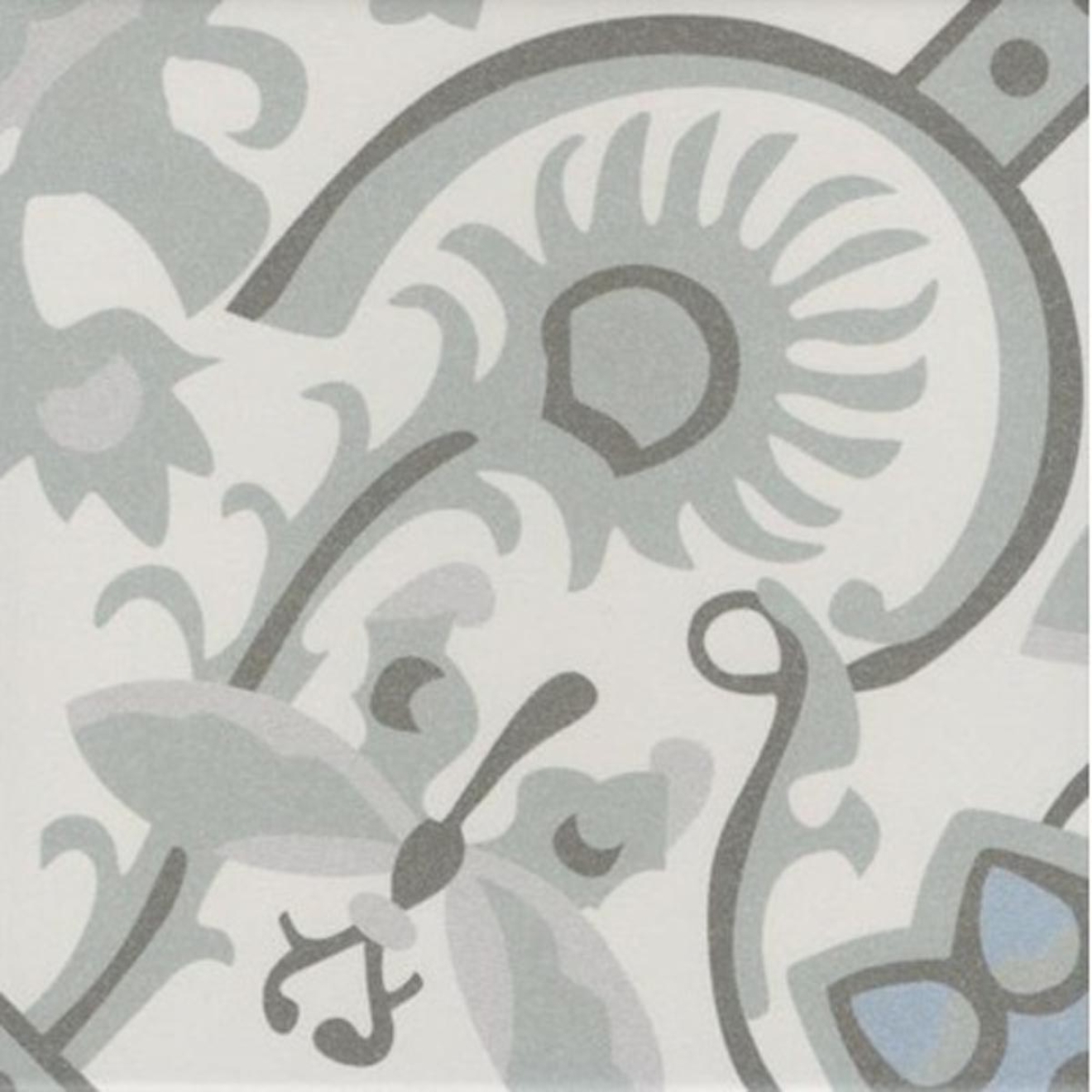 Revoir Paris La Madeleine Papillon matt Wand/Bodenfliese 20x20 cm