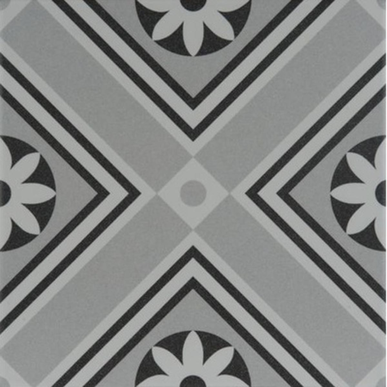 Revoir Paris La Madeleine Rosalie matt Wand/Bodenfliese 20x20 cm