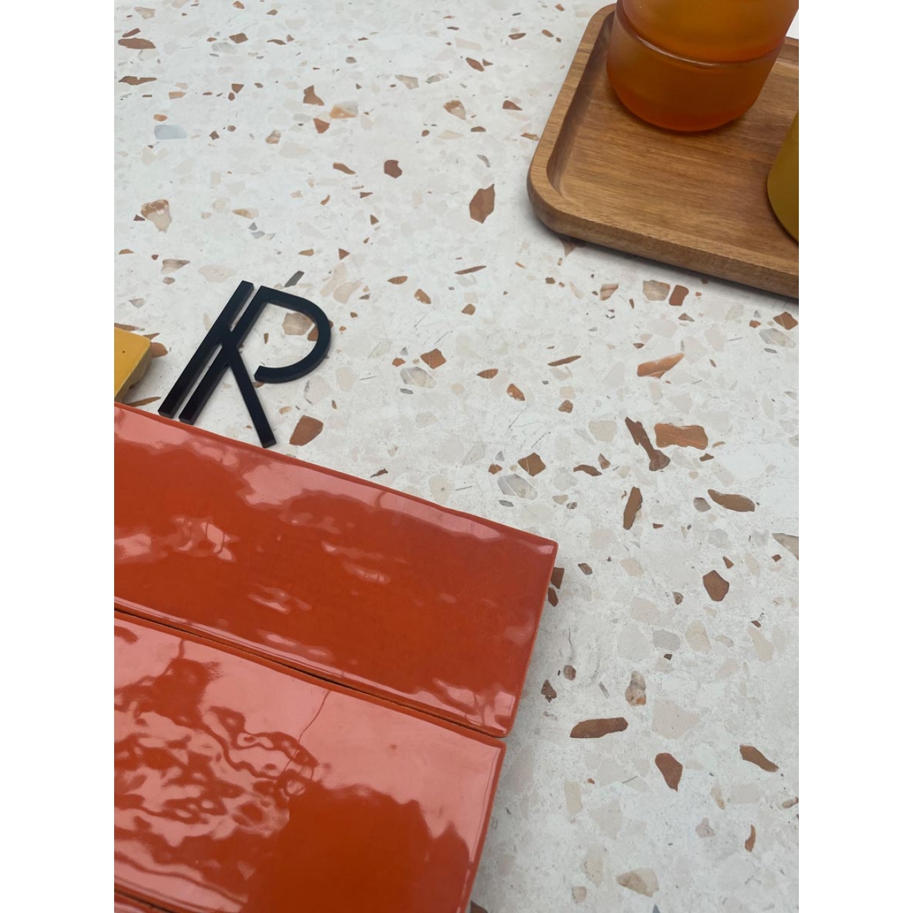 Revoir Paris Studio Resine glänzend Wandfliese 6,2x25 cm