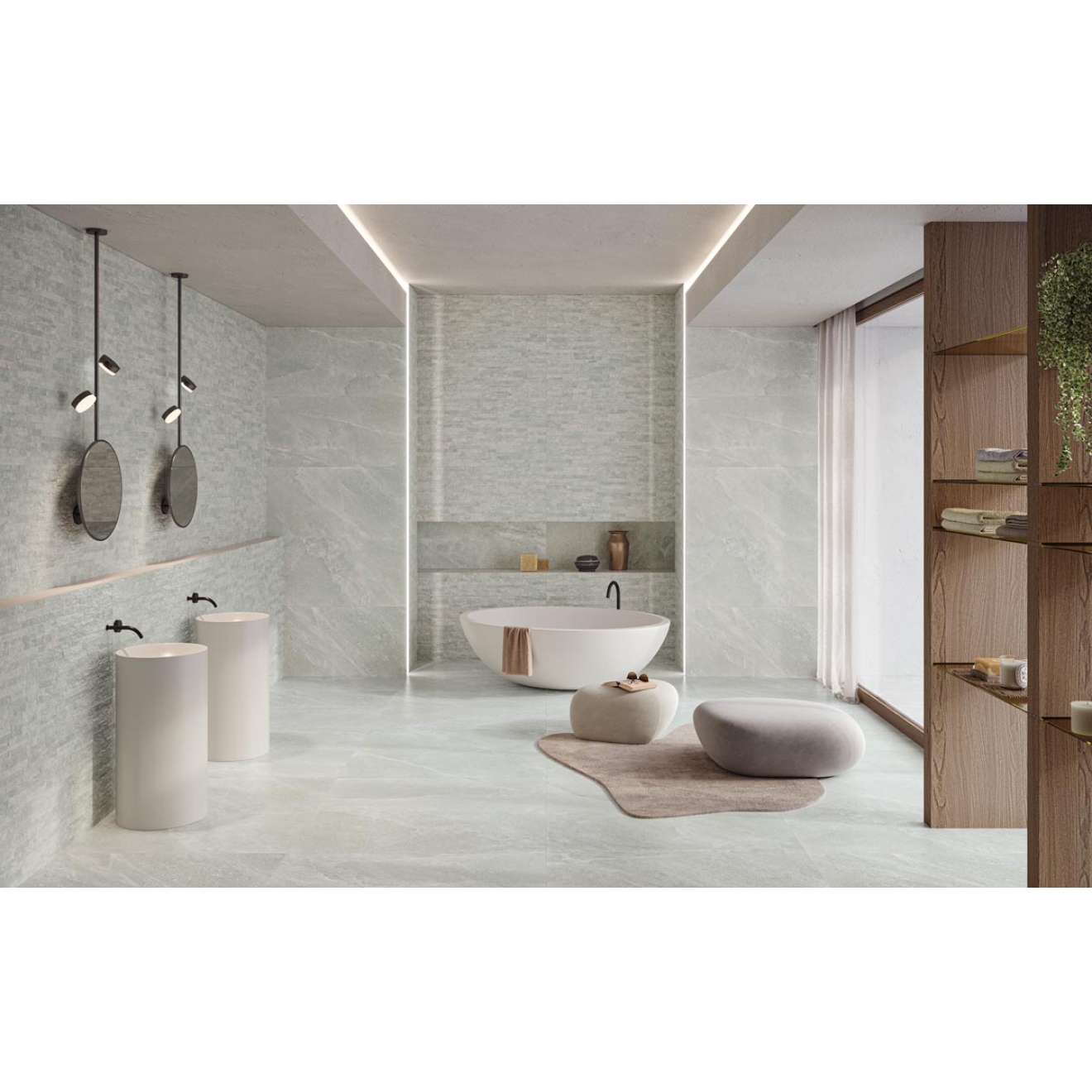 Provenza Saltstone Boden- und Wandfliese Green Emerald matt 30x60 cm