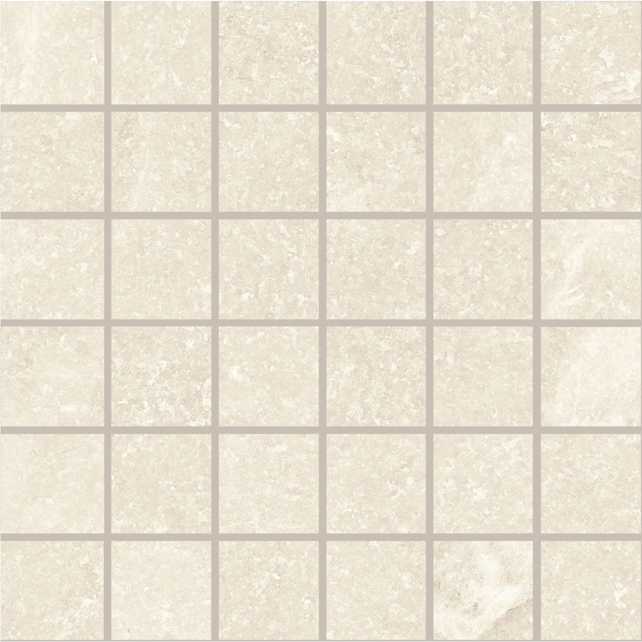 Provenza Saltstone Mosaik 5x5 White Pure matt Matte 30x30 cm