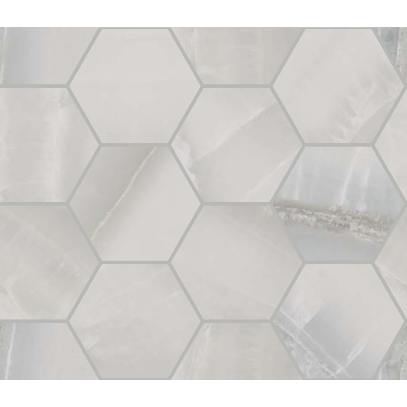 Mosaik Sant Agostino Akoya in der Farbe Silver