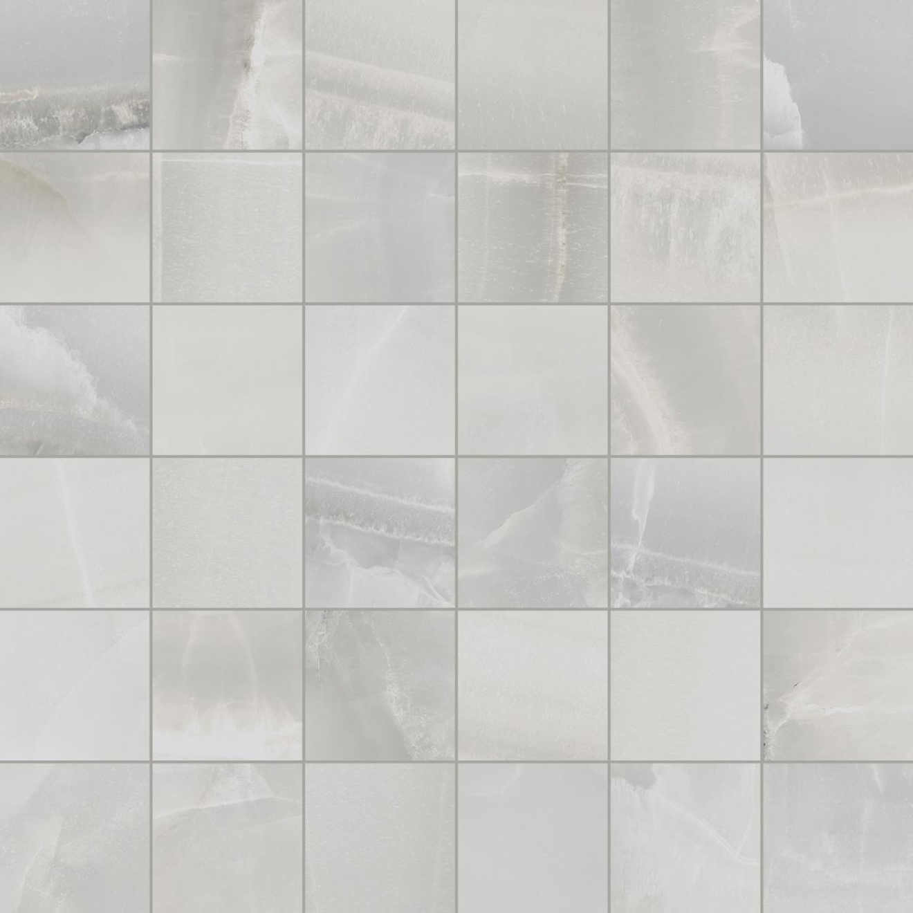 Mosaik Sant Agostino Akoya in der Farbe Silver