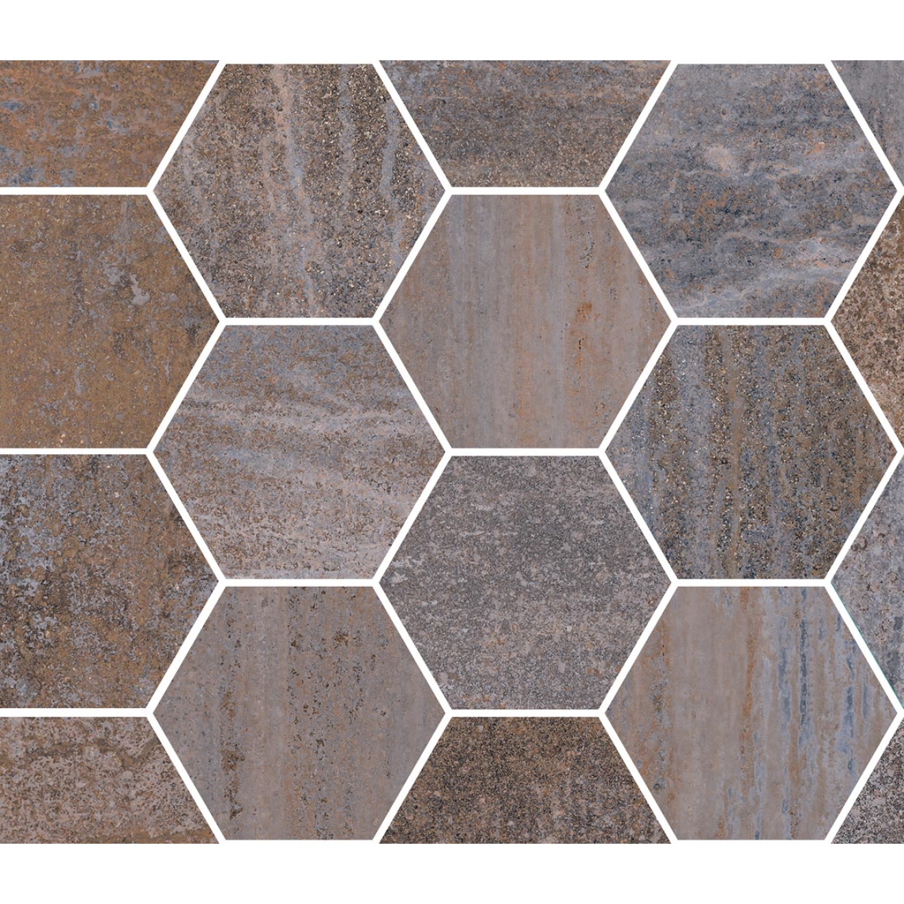 Mosaik Sant Agostino Dripart in der Farbe Iron