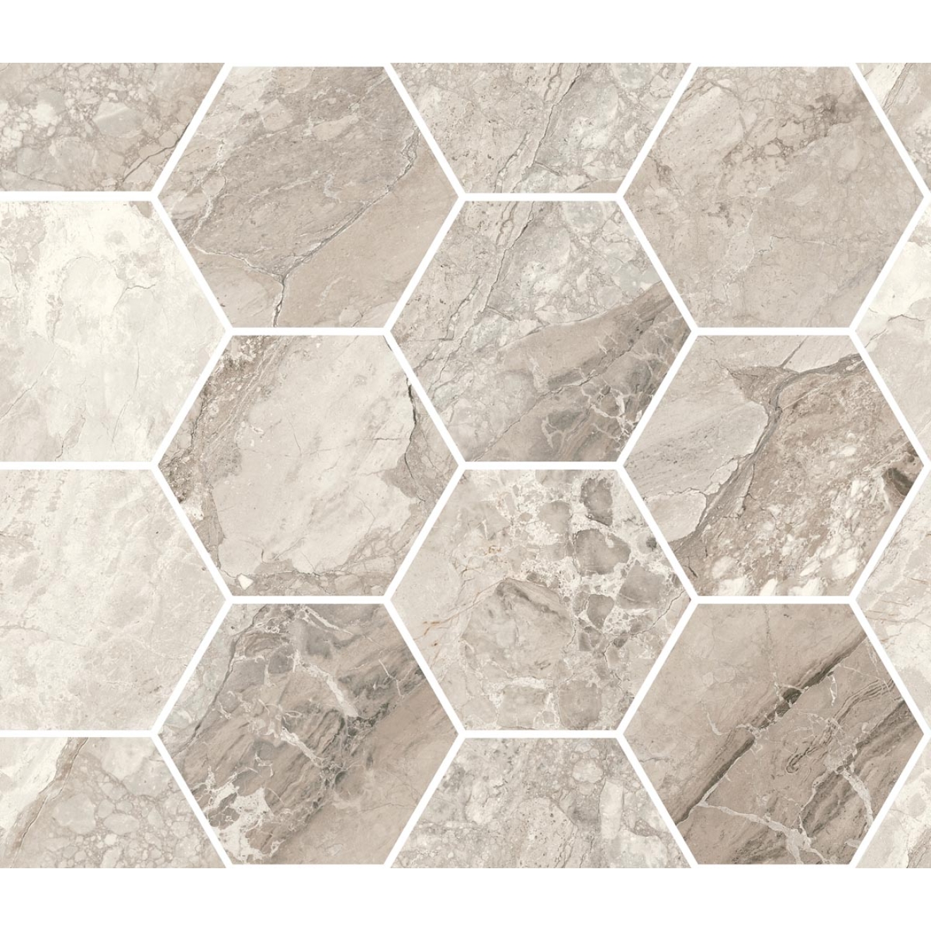 Mosaik Sant Agostino Mystic in der Farbe Beige