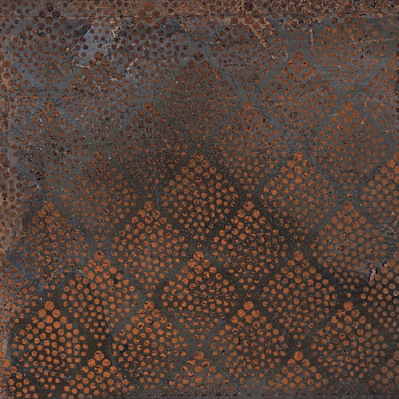 Fliese Sant Agostino Oxidart in der Farbe Patchwork Dark