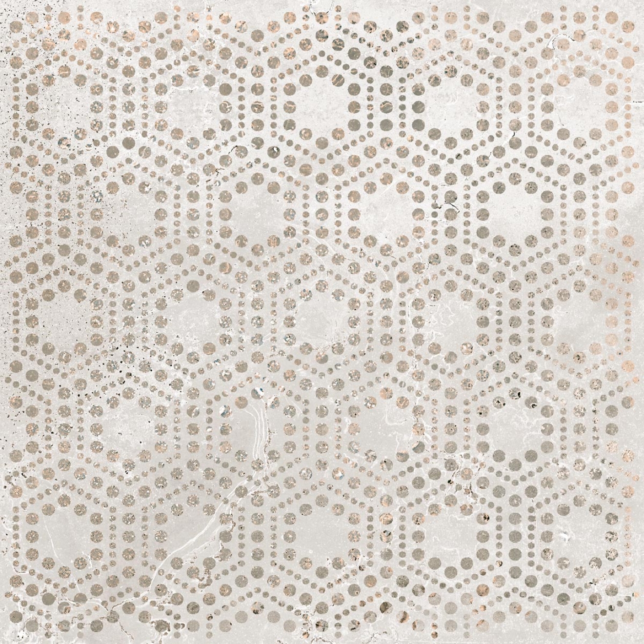 Fliese Sant Agostino Oxidart in der Farbe Patchwork Light