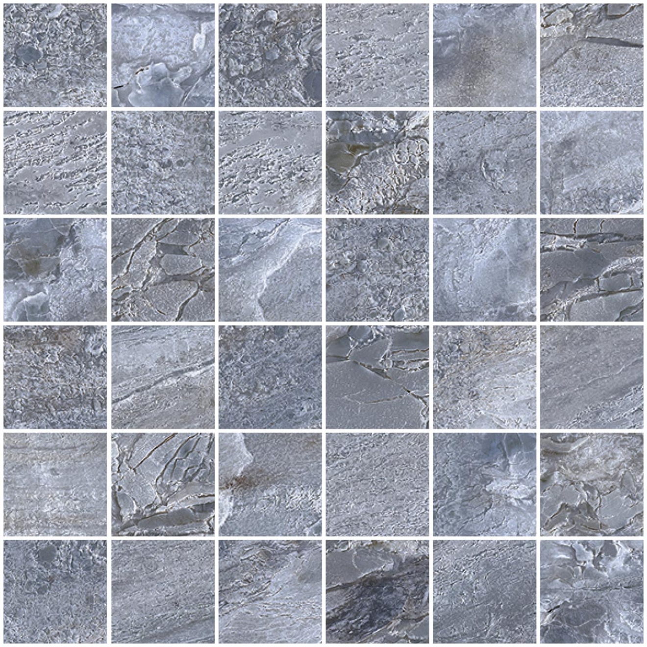 Mosaik Sant Agostino Paradiso in der Farbe Navy