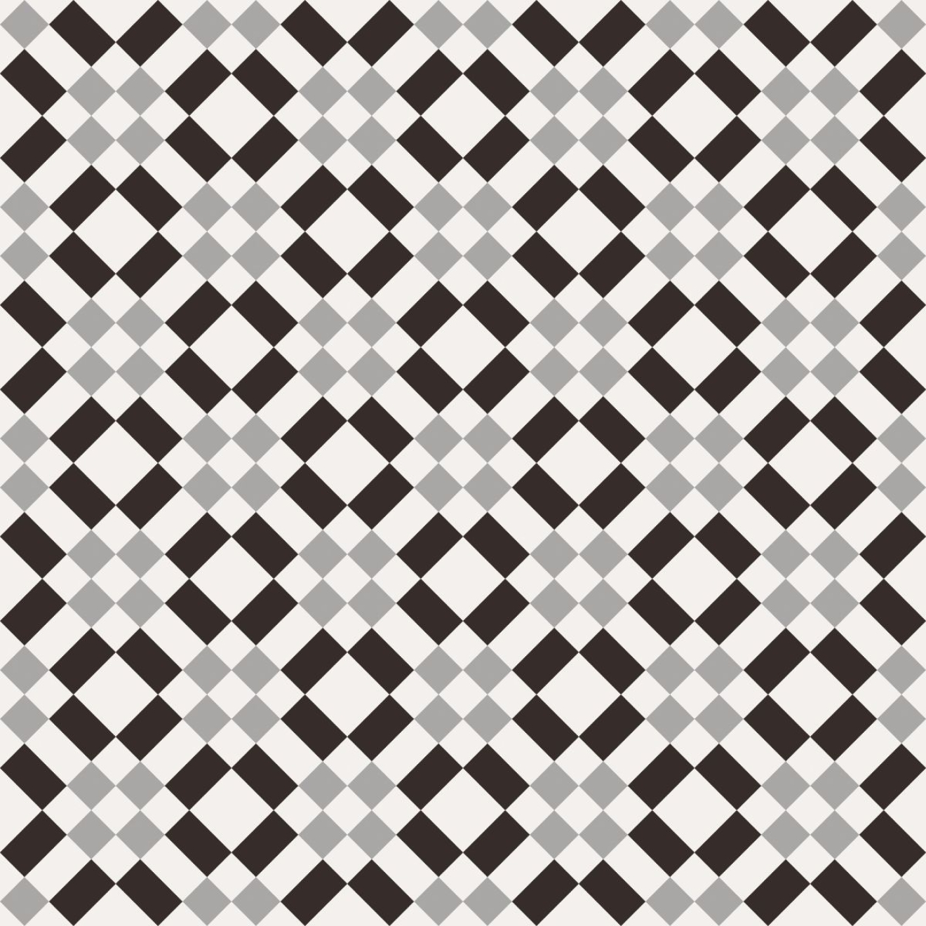 Fliese Sant Agostino Patchwork in der Farbe B&W 2