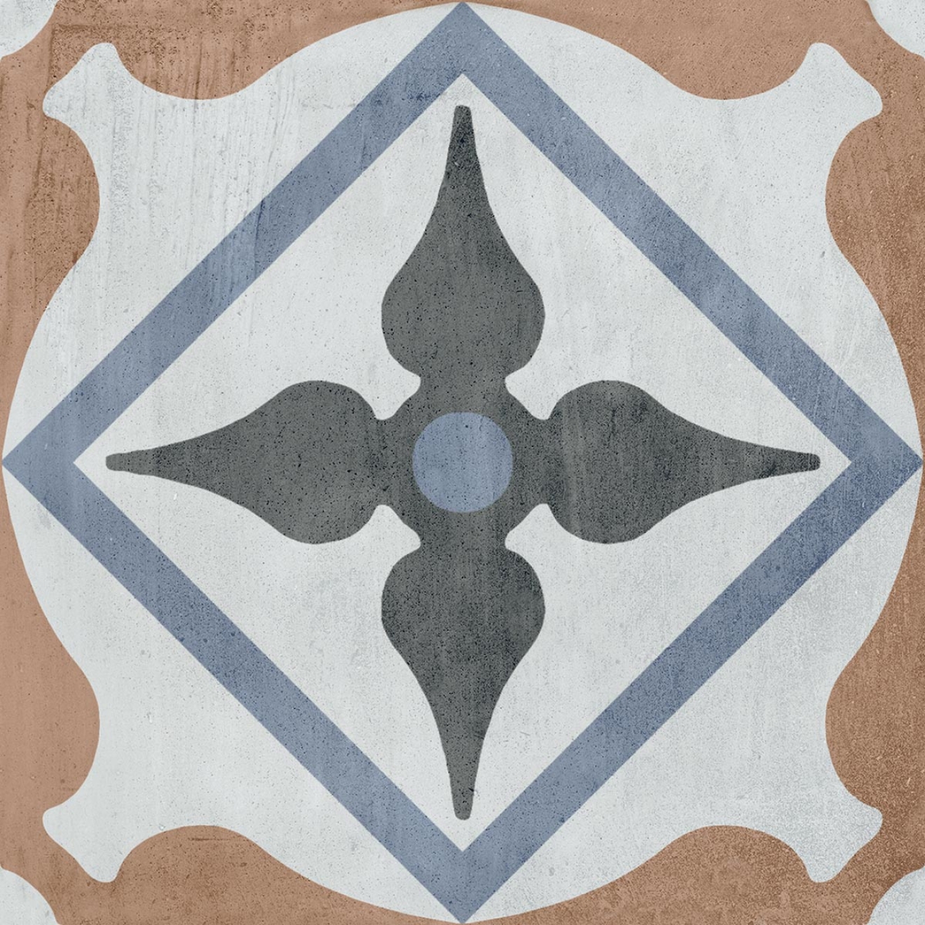 Fliese Sant Agostino Patchwork in der Farbe Colors Mix verlegt in einer Küche