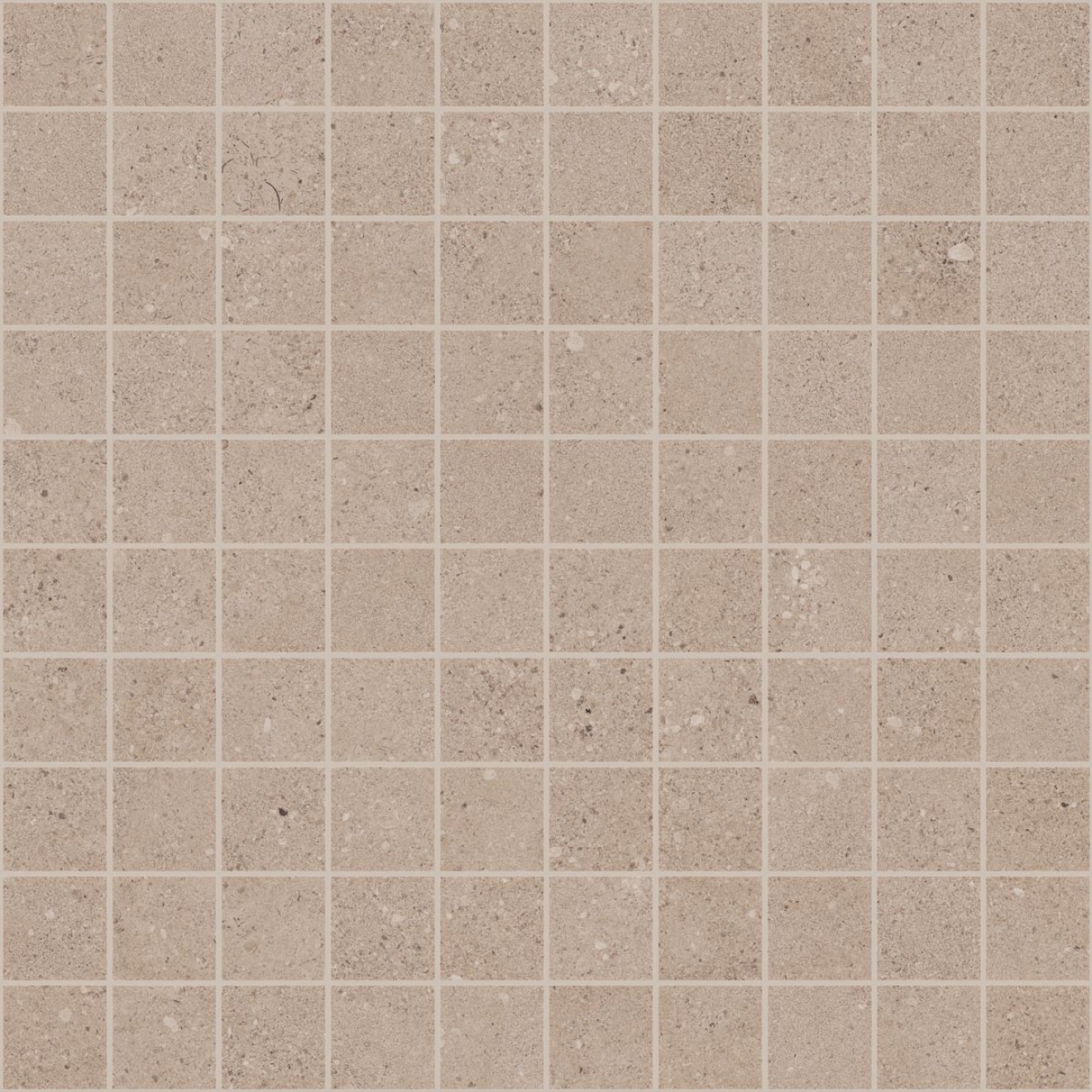 Mosaik Sant Agostino Silkystone in der Farbe Taupe