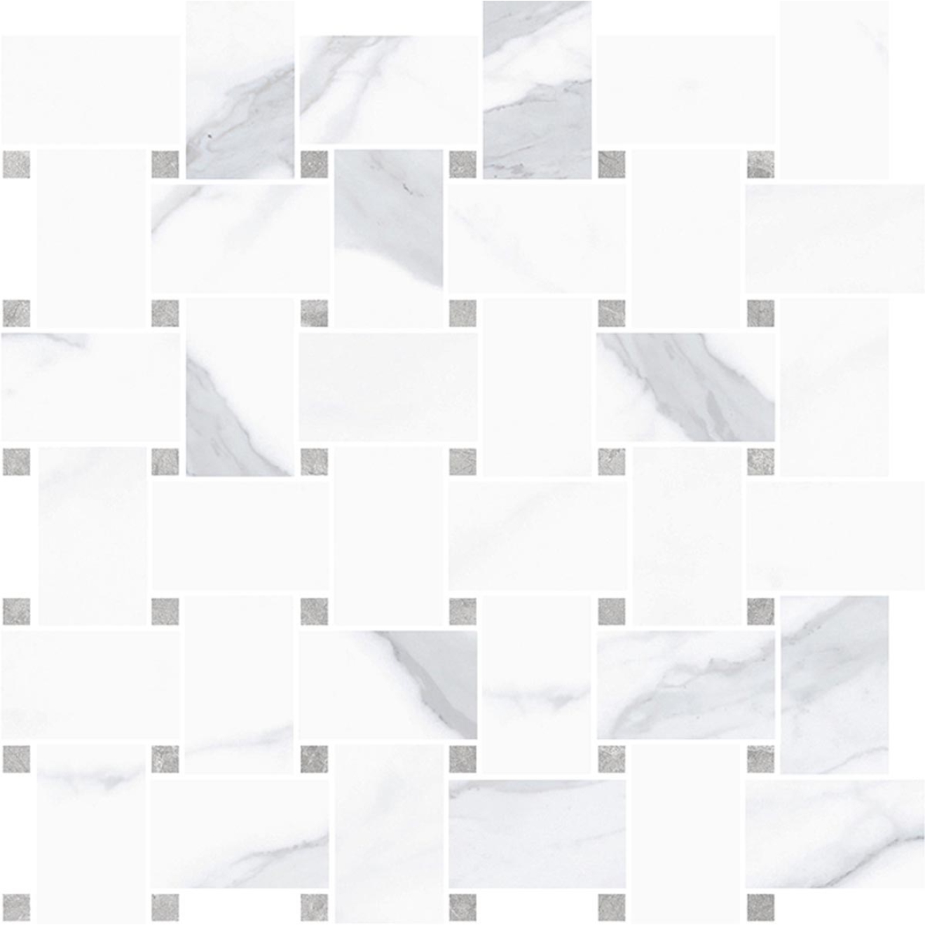 Mosaik Sant Agostino Themar in der Farbe Statuario Venato