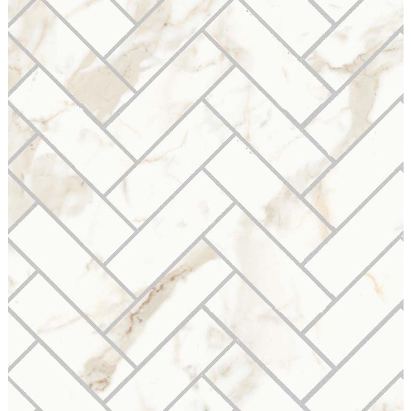 Sant Agostino Themar Venato Gold Naturale Mosaik Spina 30x30 cm