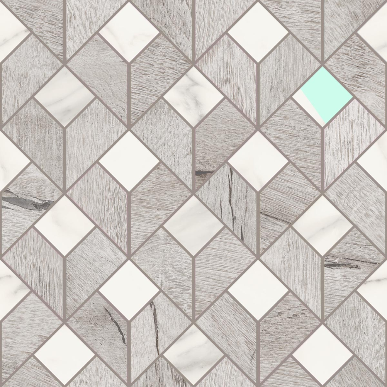 Mosaik Sant Agostino Timewood in der Farbe Grey