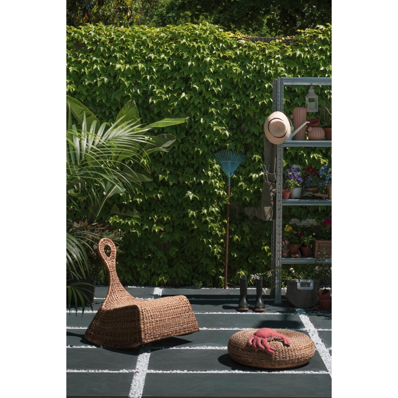 Terrassenplatte Sant Agostino Unionstone in der Farbe Mustang verlegt auf einer Terrasse