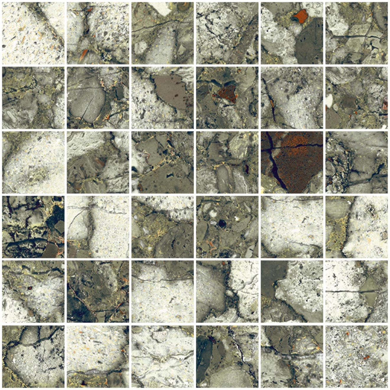 Mosaik Sant Agostino Venistone in der Farbe Emerald