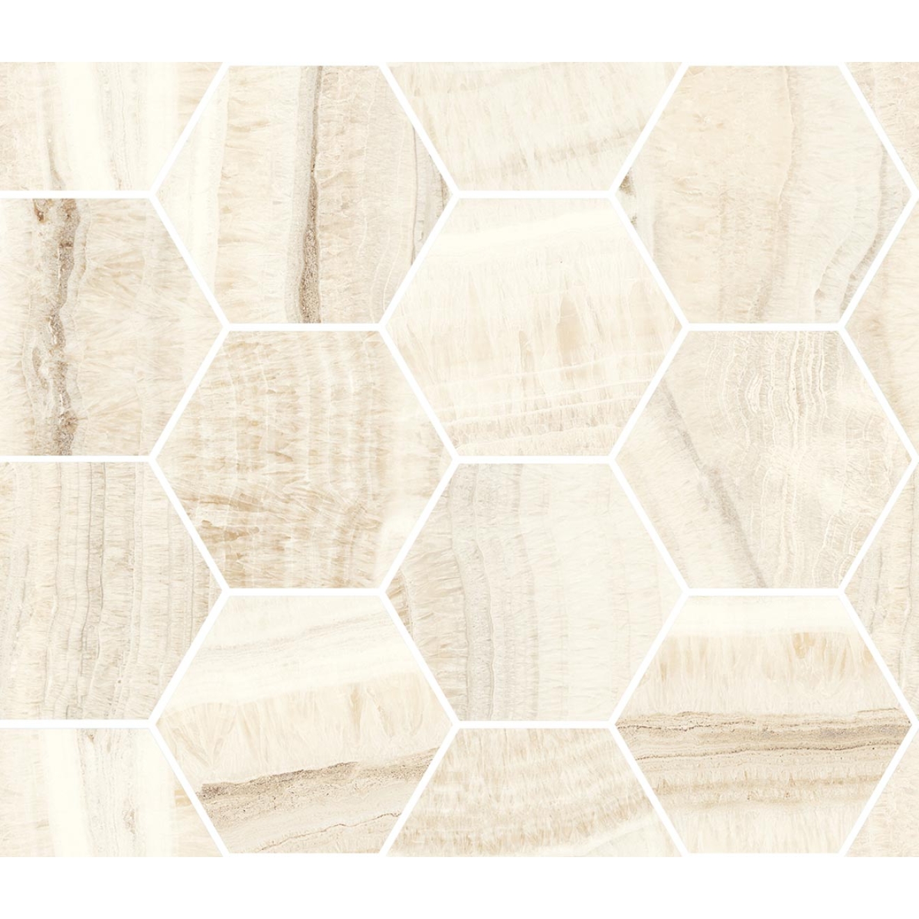 Sant Agostino Astral Ivory NAT Mosaik 30x45 cm