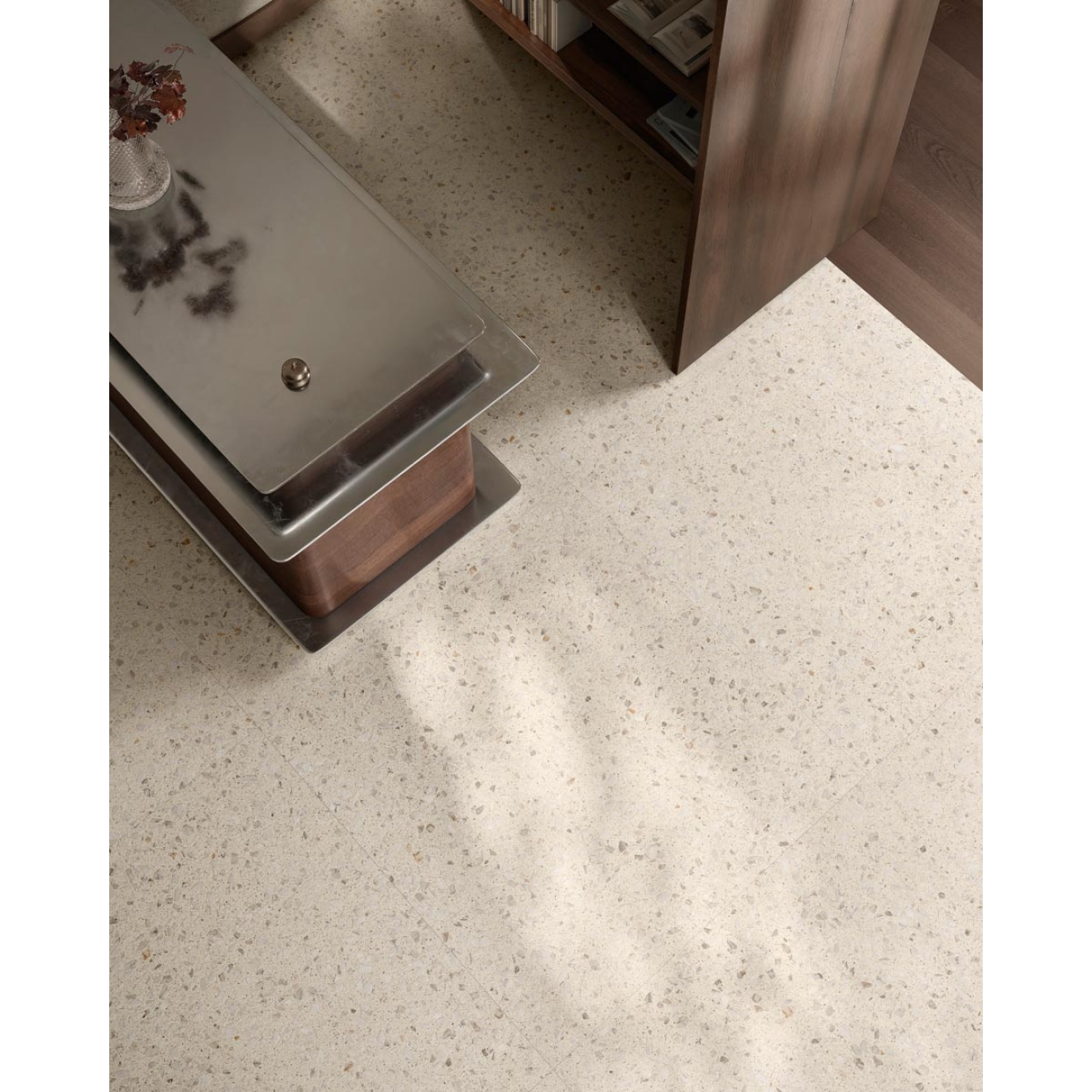 Sant Agostino Glow Ivory NAT Boden- und Wandfliese 90x90 cm