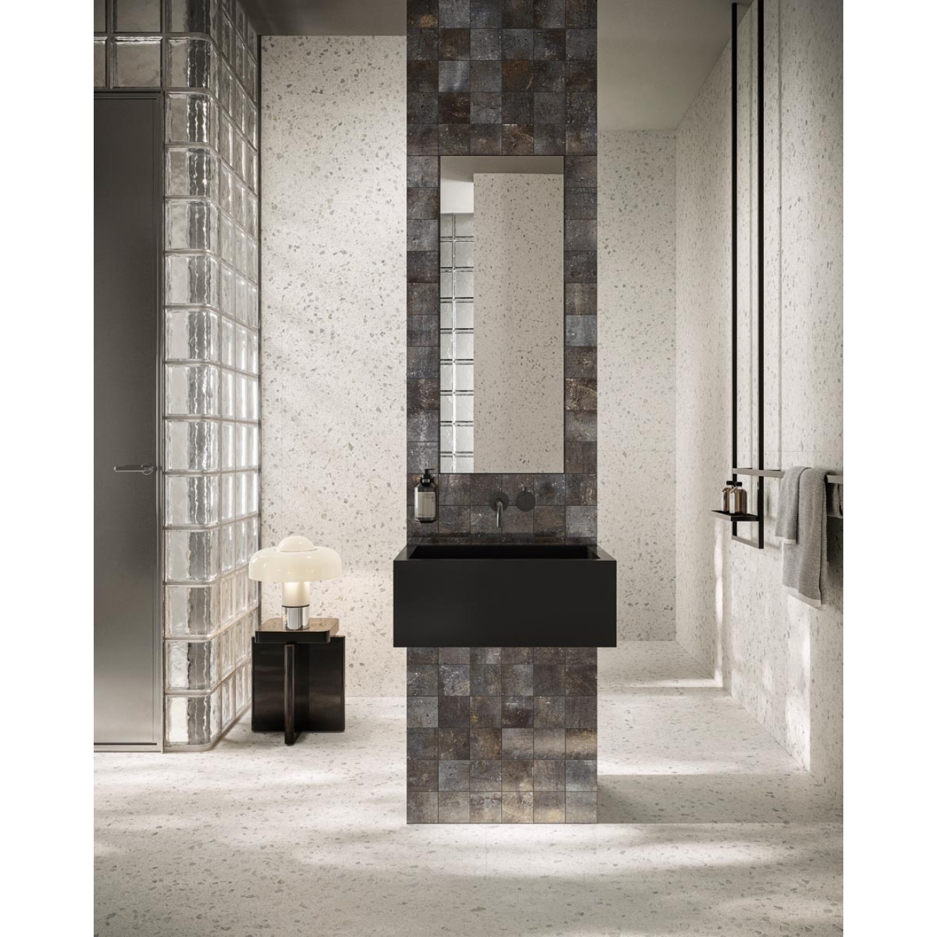 Sant Agostino Glow Light Silk Boden- und Wandfliese 120x120 cm