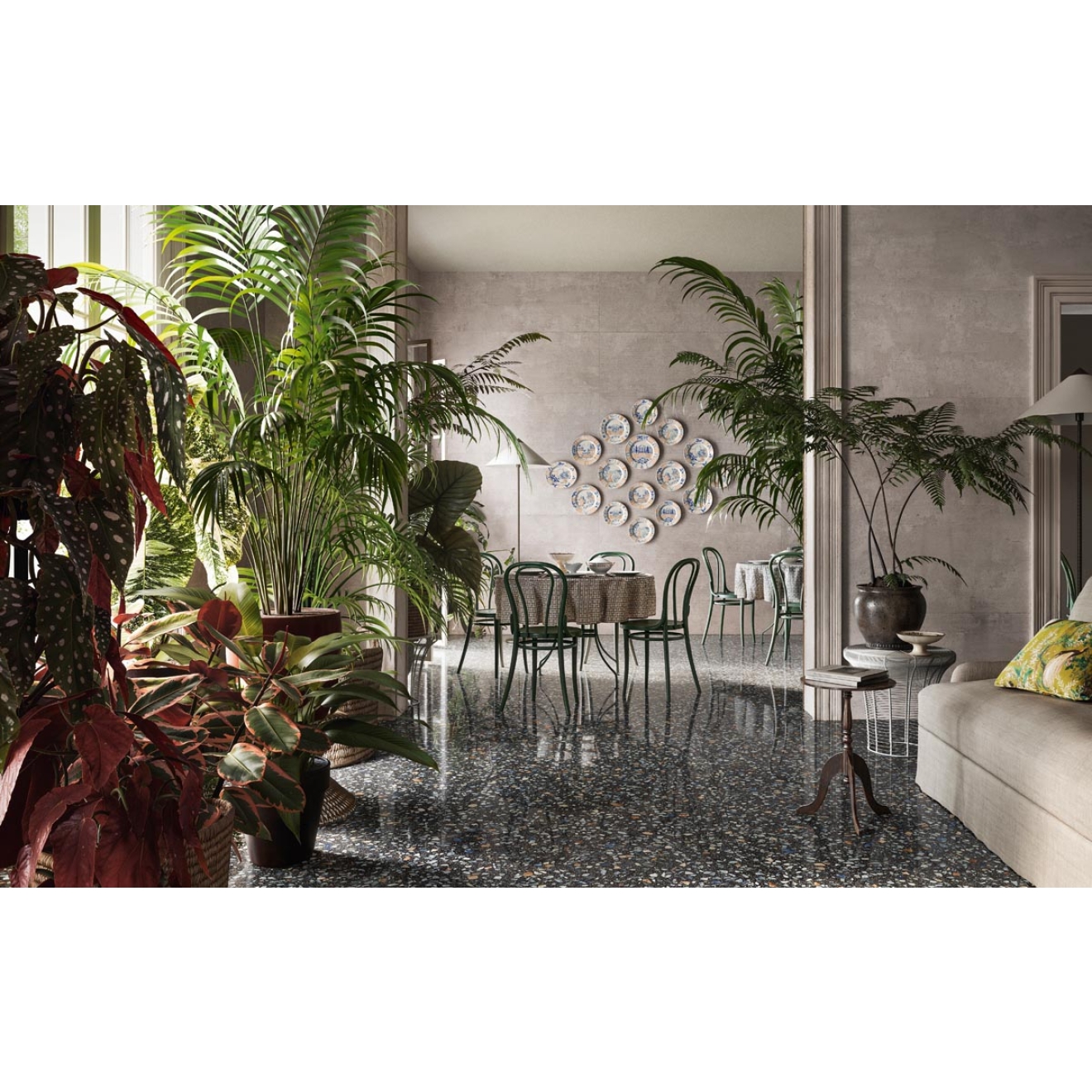 Sant Agostino Glow Plus Night NAT Mosaik 30x30 cm